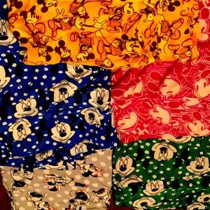 5 Pair of LulaRoe tall and curvy Disney leggings